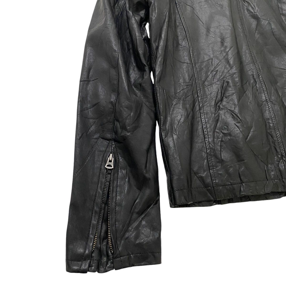 Japanese Brand ☀️Vintage Shama leather biker zipper jacket size 42 Size US S / EU 44-46 / 1 - 6 Thumbnail