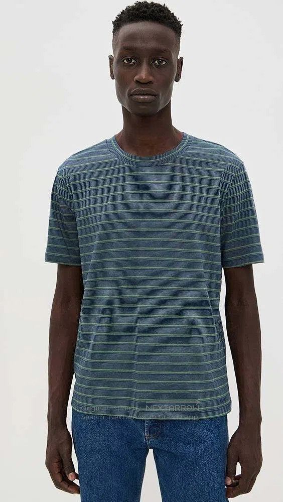 A.P.C. A.P.C Striped Short Sleeve Size US XL / EU 56 / 4 - 6 Thumbnail