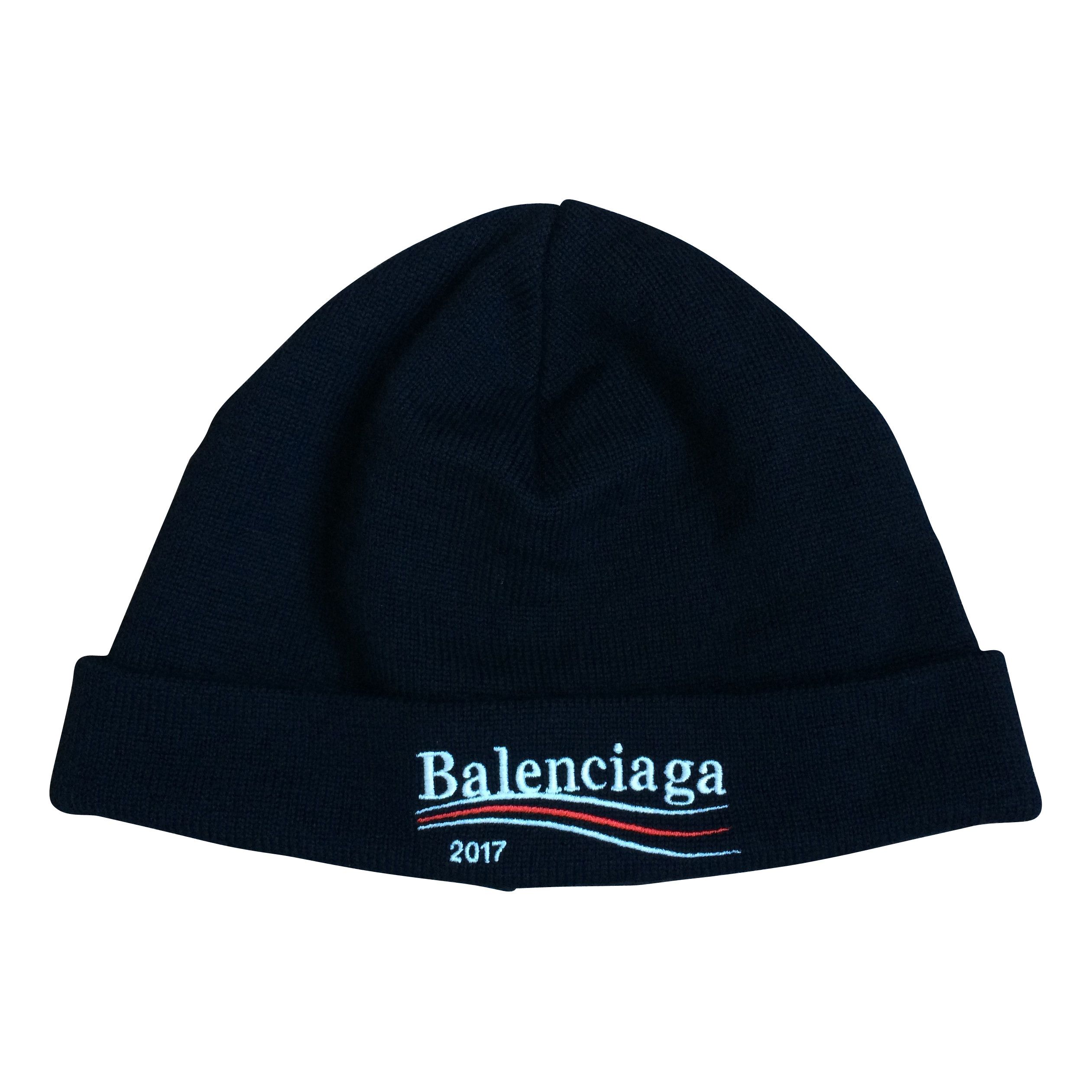 BALENCIAGA UNITY BEANIE ビーニー Balenciaga Men's' Unity Beanie Hat in Black | LN-CC®