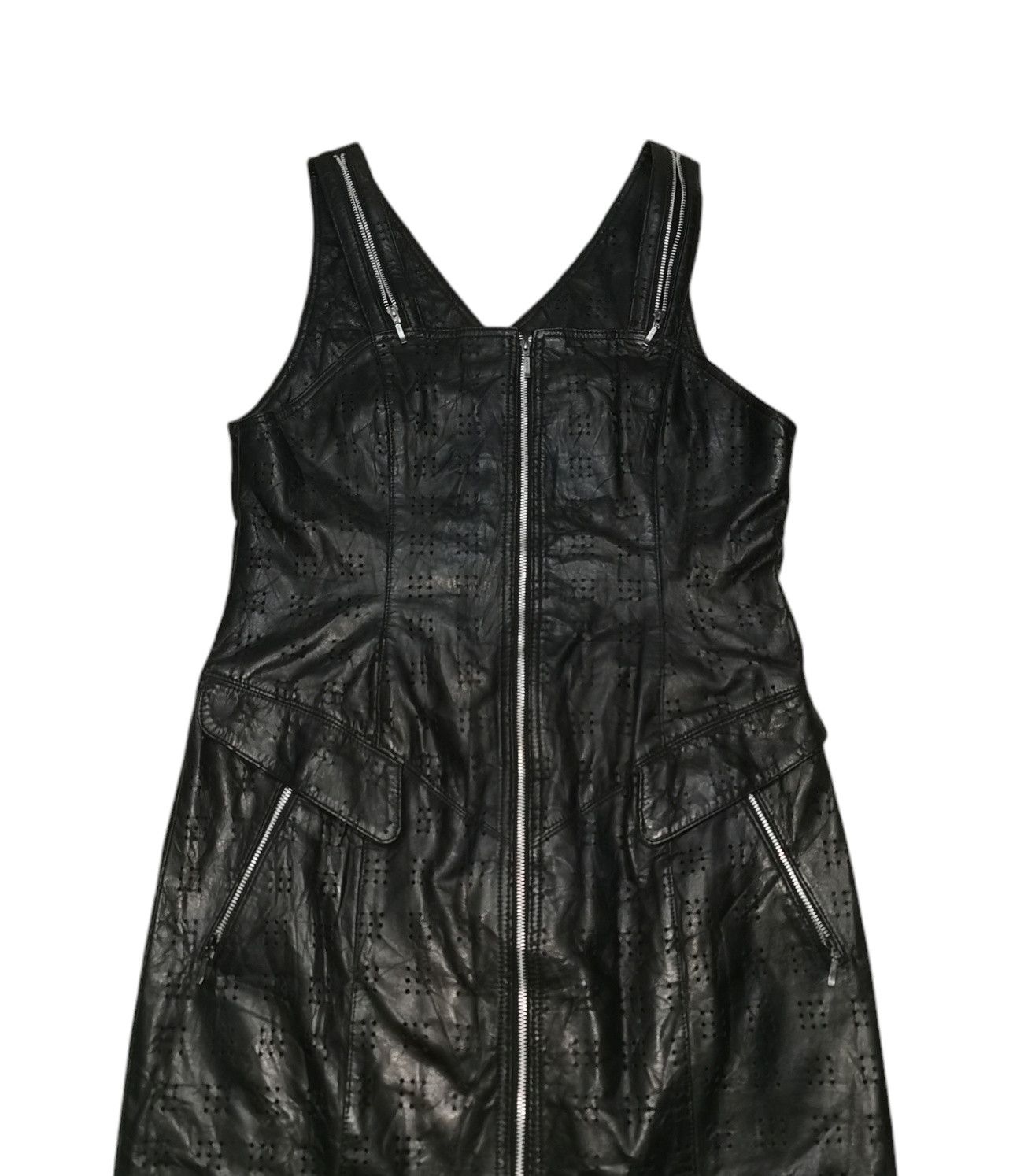 Designer × Japanese Brand × Leather Cizenne Leather Dress Size XS / US 0-2 / IT 36-38 - 5 Thumbnail