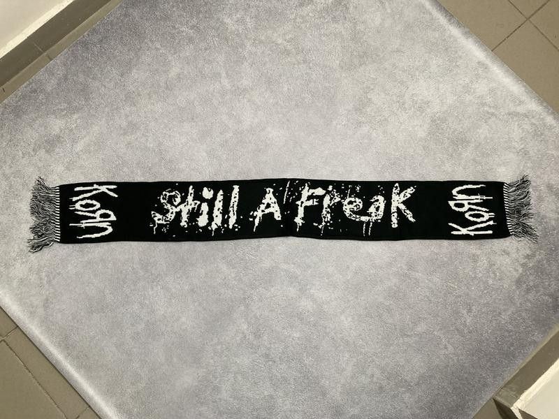 Band Tees Scarf Korn - Still A Freak - nu metal band slipknot Size ONE SIZE - 4 Thumbnail