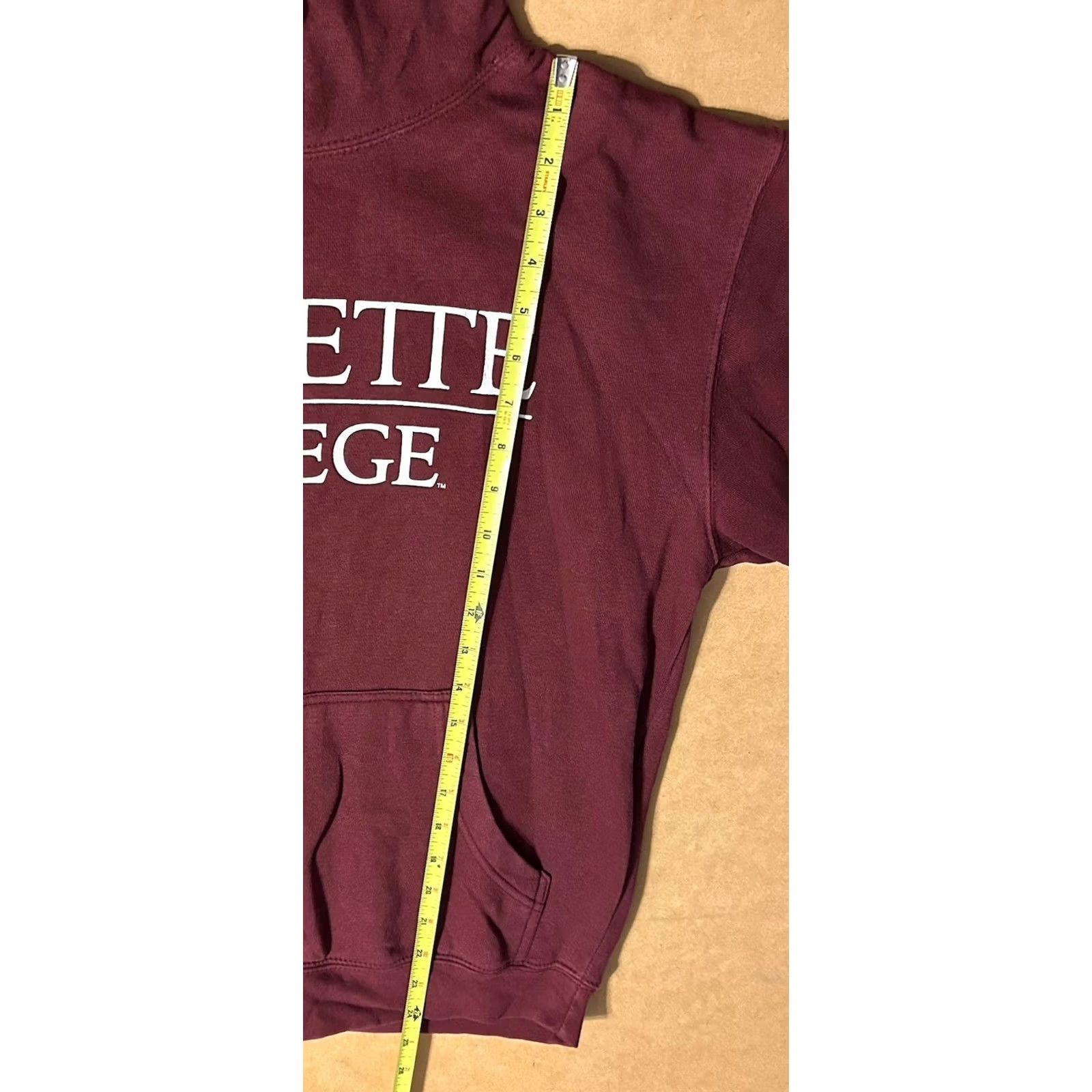 Sunray Sportswear Lafayette College Hoodie Sweatshirt Pullover Adult Small Maroon Leopards Hood - Classic Campus Style Size US S / EU 44-46 / 1 - 7 Thumbnail