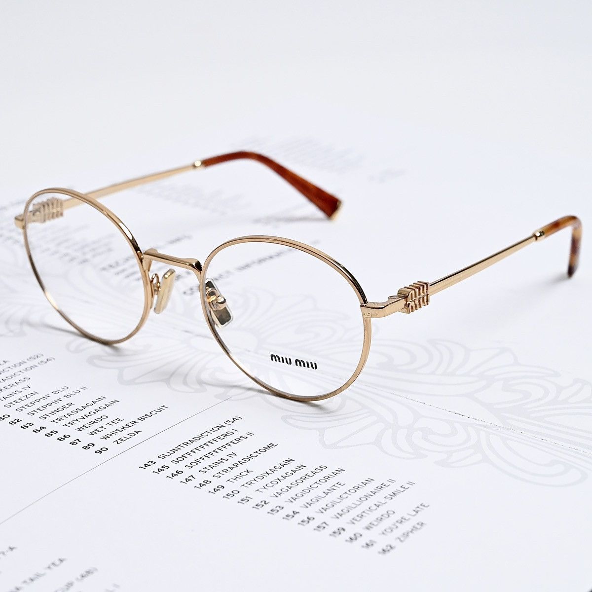 Miu Miu MIU MIU 0MU 52XV GLASSES Size ONE SIZE - 2 Thumbnail
