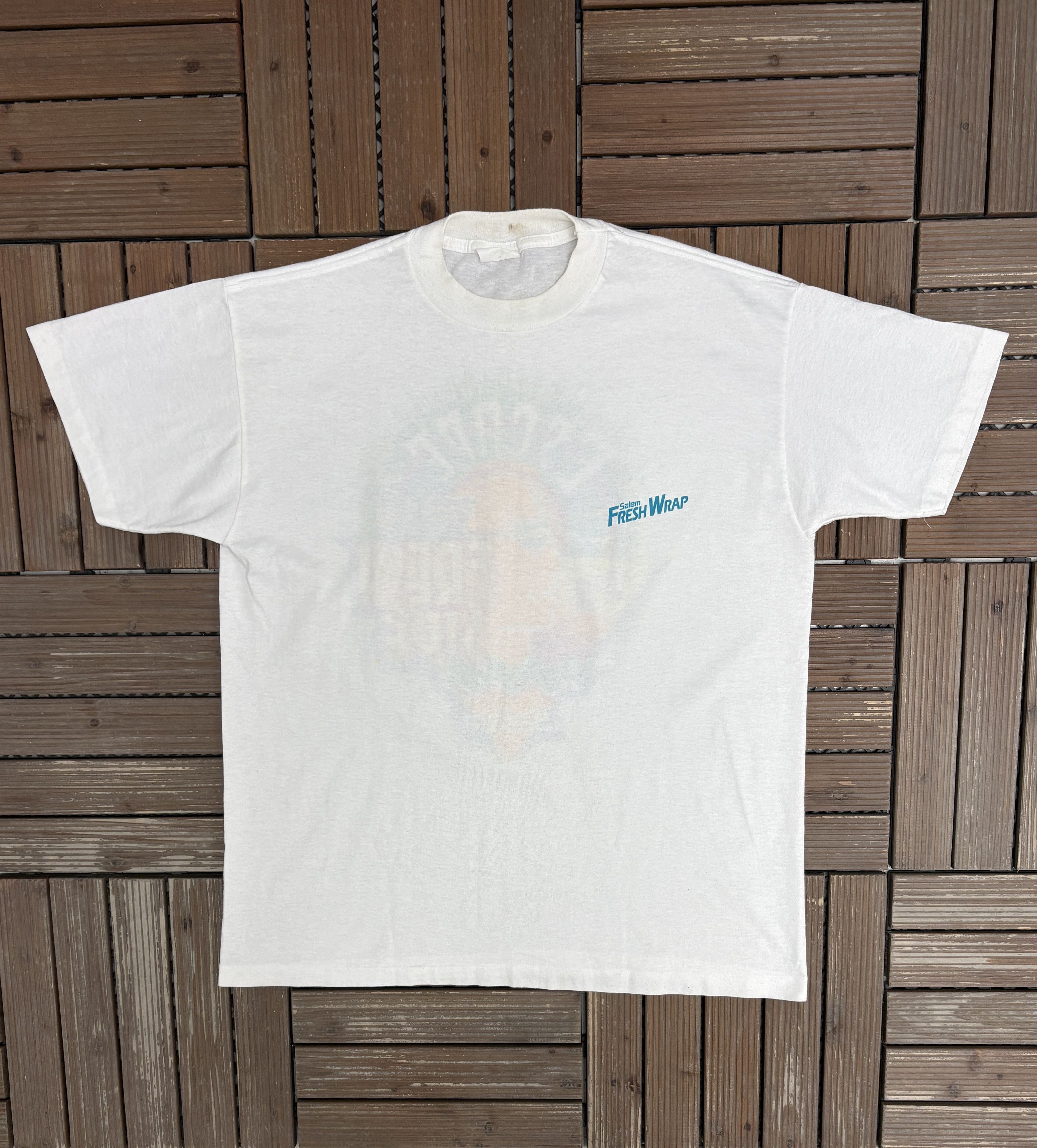 Vintage Salem Cigarettes Fresh Wrap Vintage White Tee Size US XL / EU 56 / 4 - 1 Thumbnail