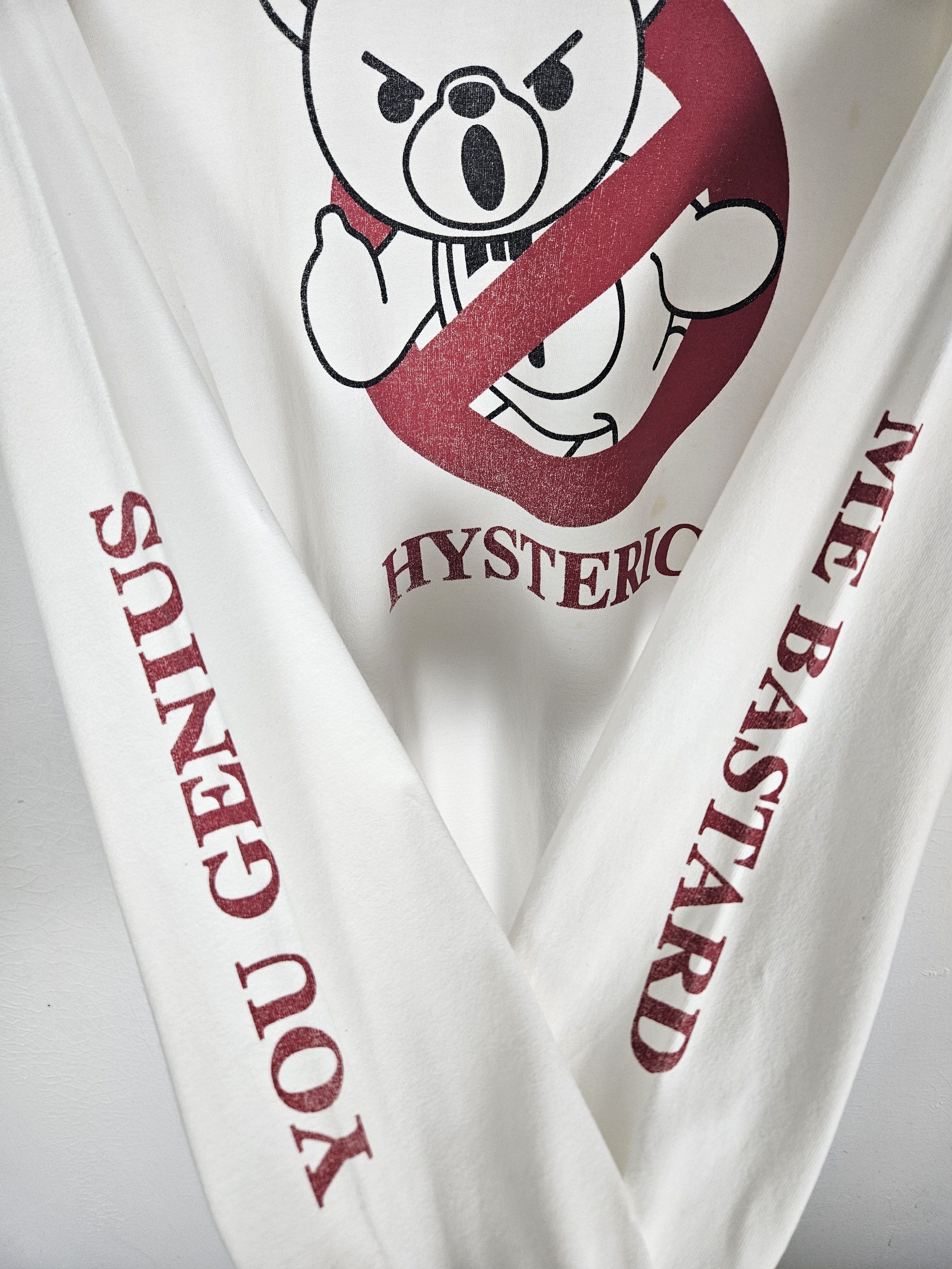 Hysteric Glamour Hysteric Glamour You Genius, Me Bastard Bear shirt Size US XL / EU 56 / 4 - 4 Thumbnail