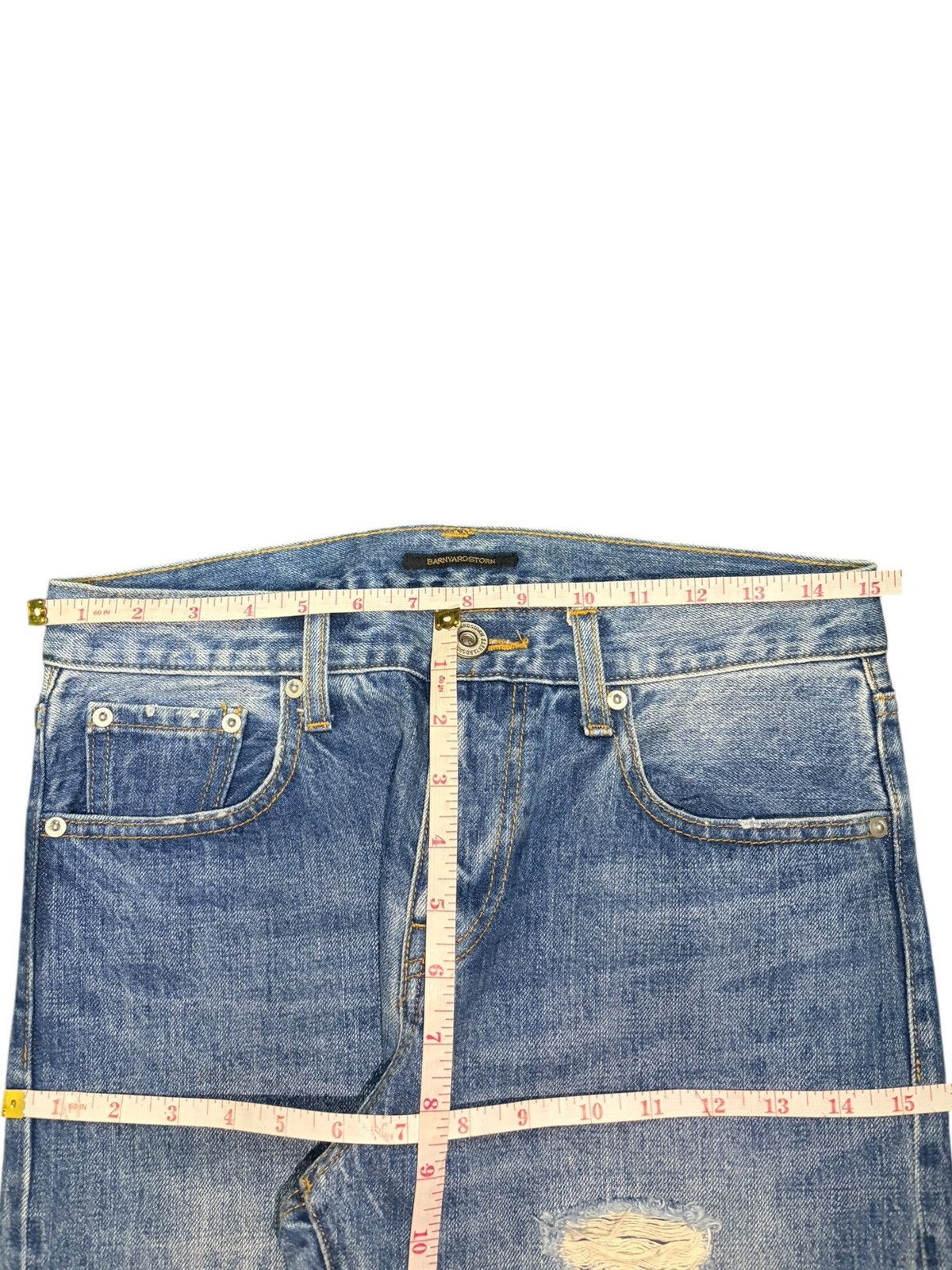 Uniqlo Vintage Japanese Brand Distressed Selvedge Jeans Size 30" / US 8 / IT 44 - 6 Thumbnail
