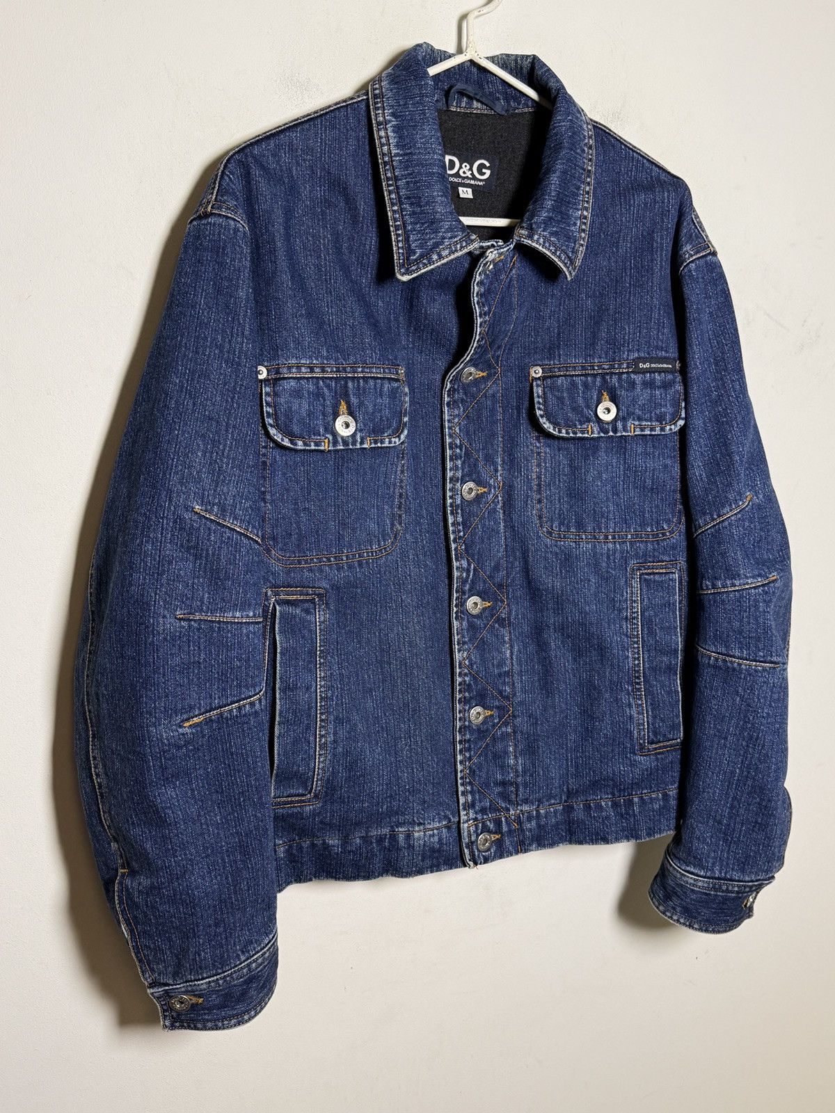 Dolce & Gabbana dolce&gabbana y2k archive multipocket denim/wool jacket Size US L / EU 52-54 / 3 - 6 Thumbnail