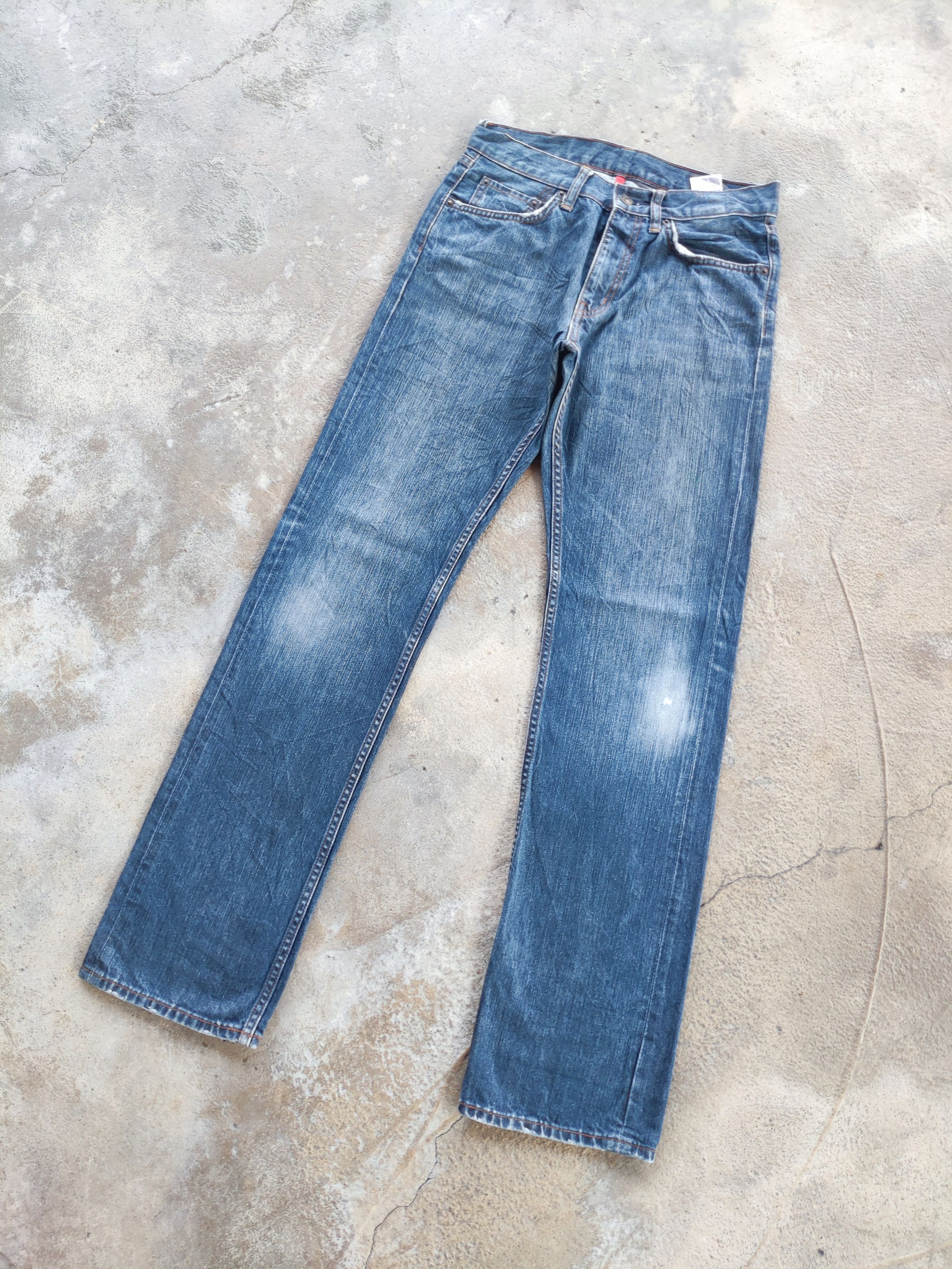 Japanese Brand × Jean W29 VINTAGE JAPANESE DISTRESSED JEANS FADED DENIM PANTS Size US 29 - 1 Thumbnail