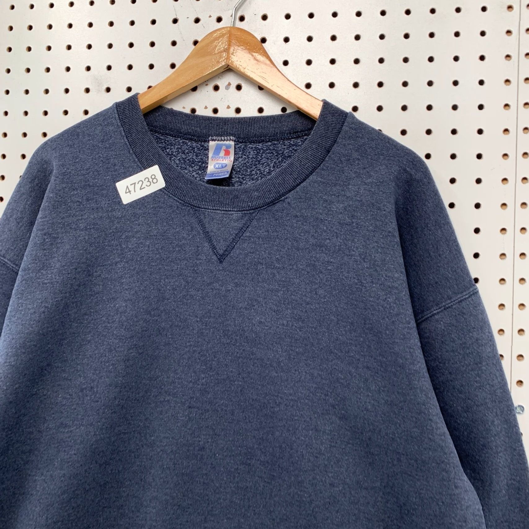 Russell Athletic VINTAGE Russell Athletic Pullover Sweatshirt Mens XLT Blue Dri Power Fleece Size US XL / EU 56 / 4 - 6 Thumbnail
