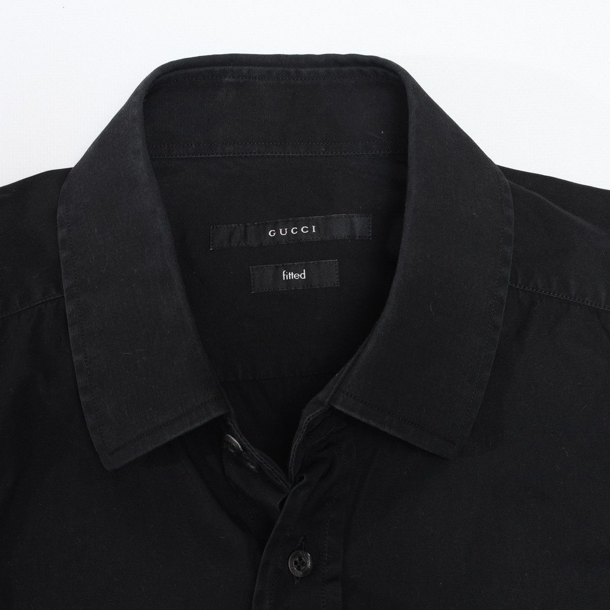 Gucci Gucci Cotton Black Shirt Size US L / EU 52-54 / 3 - 5 Thumbnail