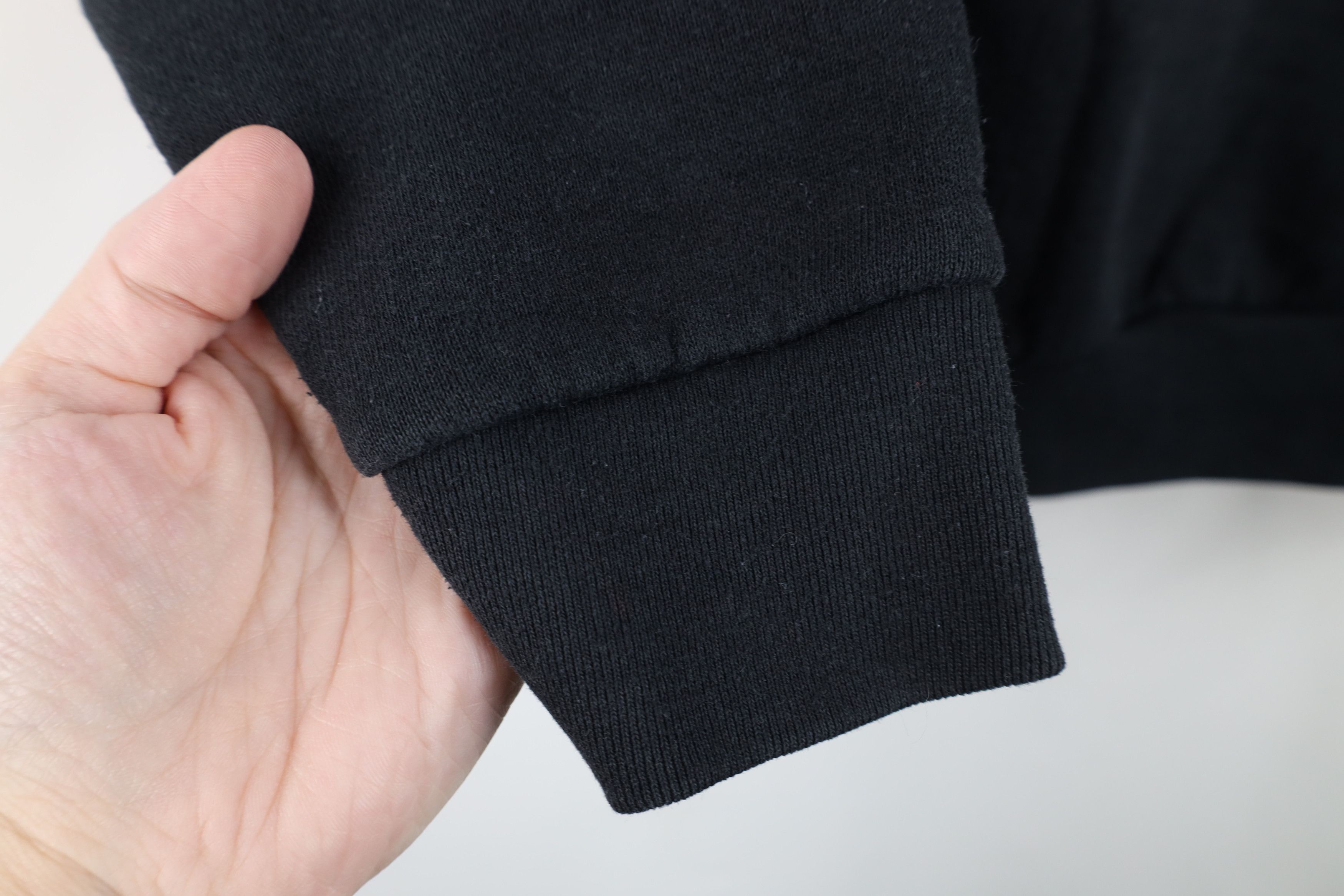 Vintage Vintage 90s Streetwear Blank Crewneck Sweatshirt Black Size M / US 6-8 / IT 42-44 - 6 Thumbnail