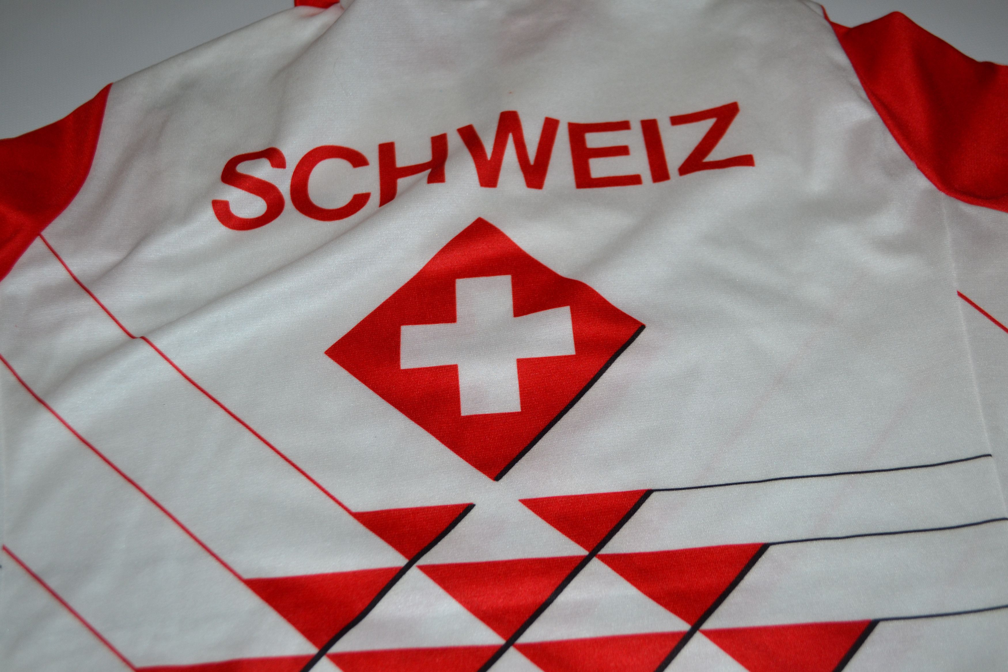 Other Blacky Switzerland Team Vintage Cycling 90s Jersey Maillot Size US L / EU 52-54 / 3 - 7 Thumbnail
