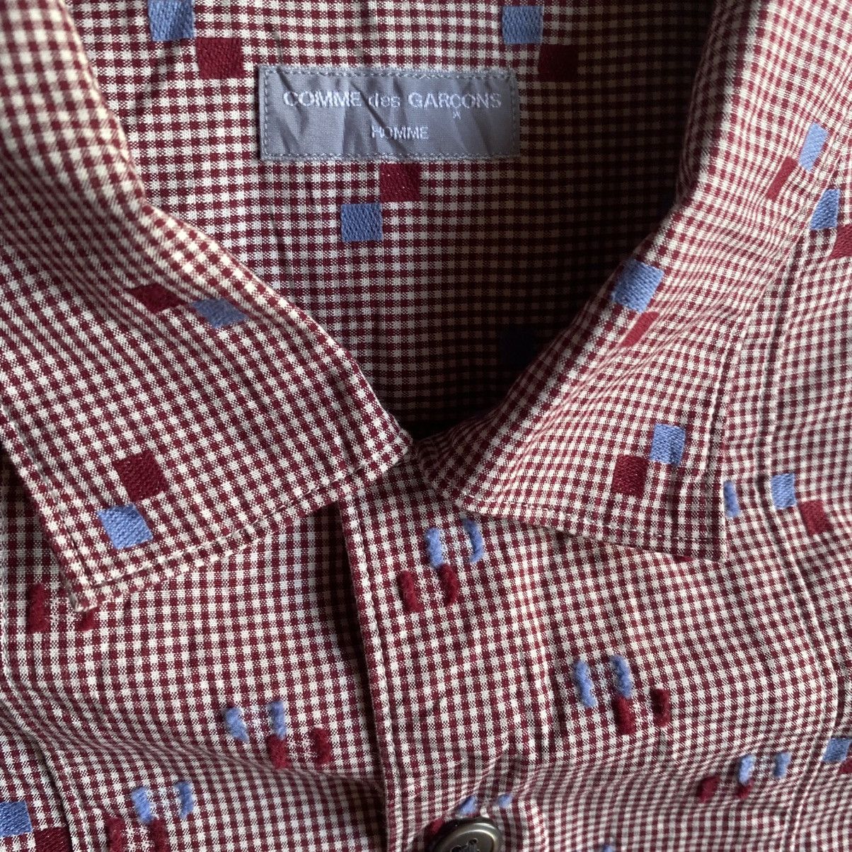 Comme des Garcons Vintage 2001 Red Plaid Shirt Size US M / EU 48-50 / 2 - 6 Thumbnail