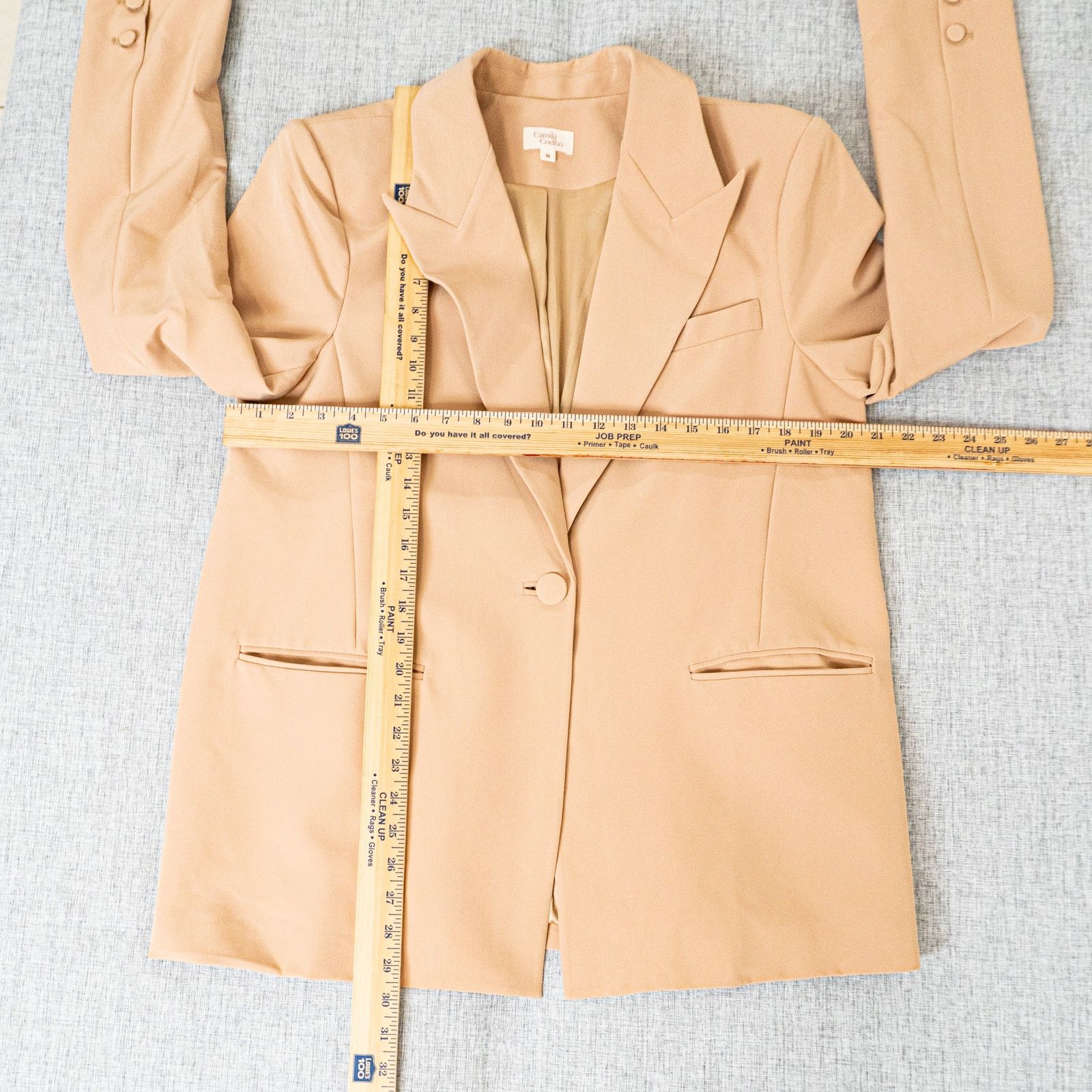 Camila Coelho Camila Coelho Morena Suit Jacket Blazer Nude Toffee Medium Size M / US 6-8 / IT 42-44 - 9 Thumbnail