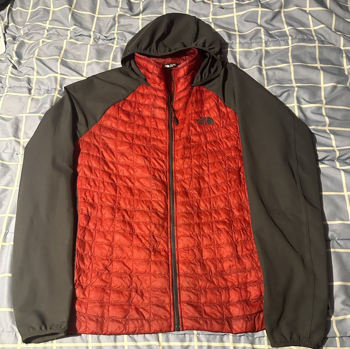 The North Face × Vintage The north face red /grey coat Size US L / EU 52-54 / 3 - 1 Preview