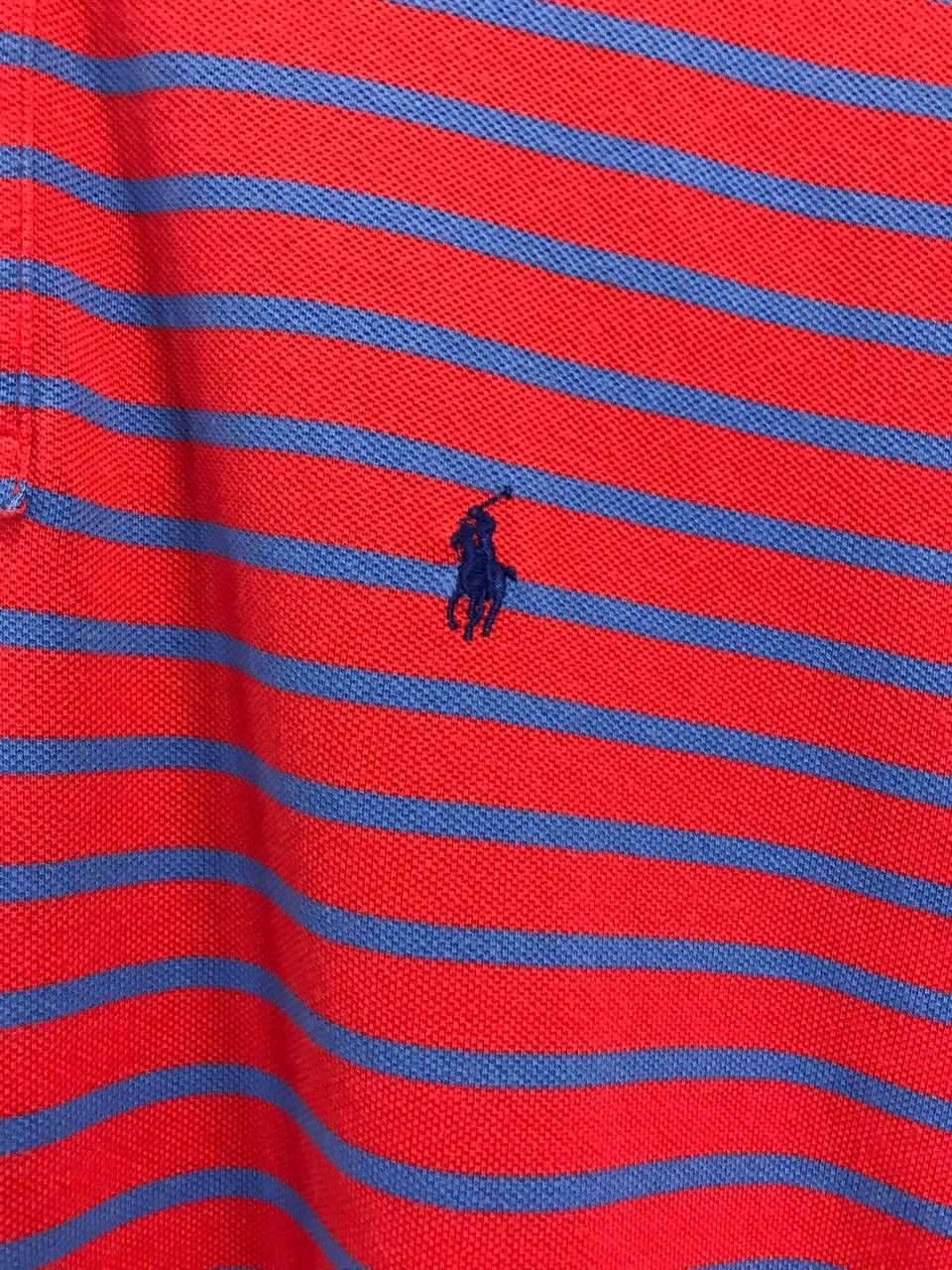 Designer Polo Ralph Lauren striped designer polo tee Size US L / EU 52-54 / 3 - 3 Thumbnail