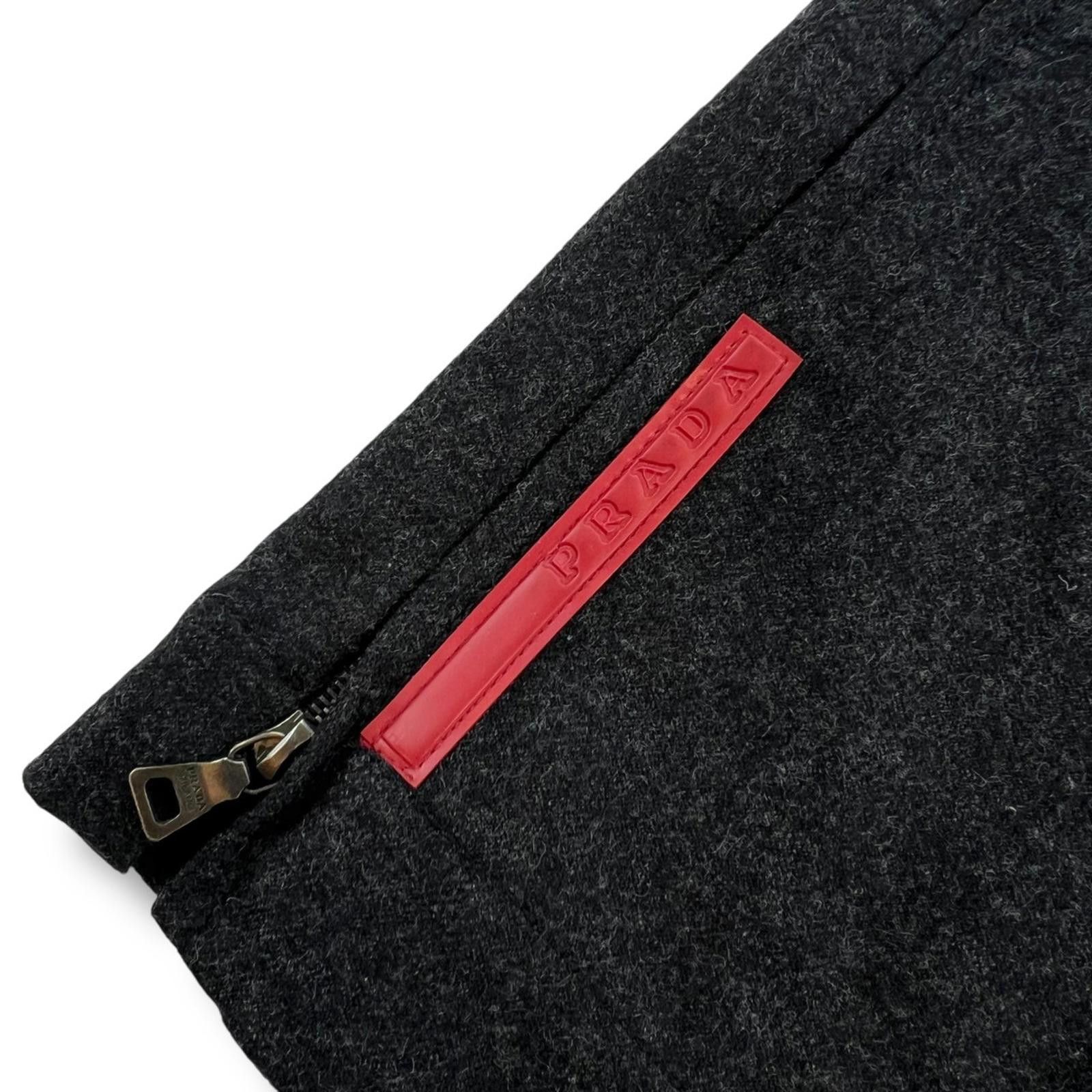 Prada Prada Dark Grey Wool Trousers Size US 32 / EU 48 - 3 Thumbnail