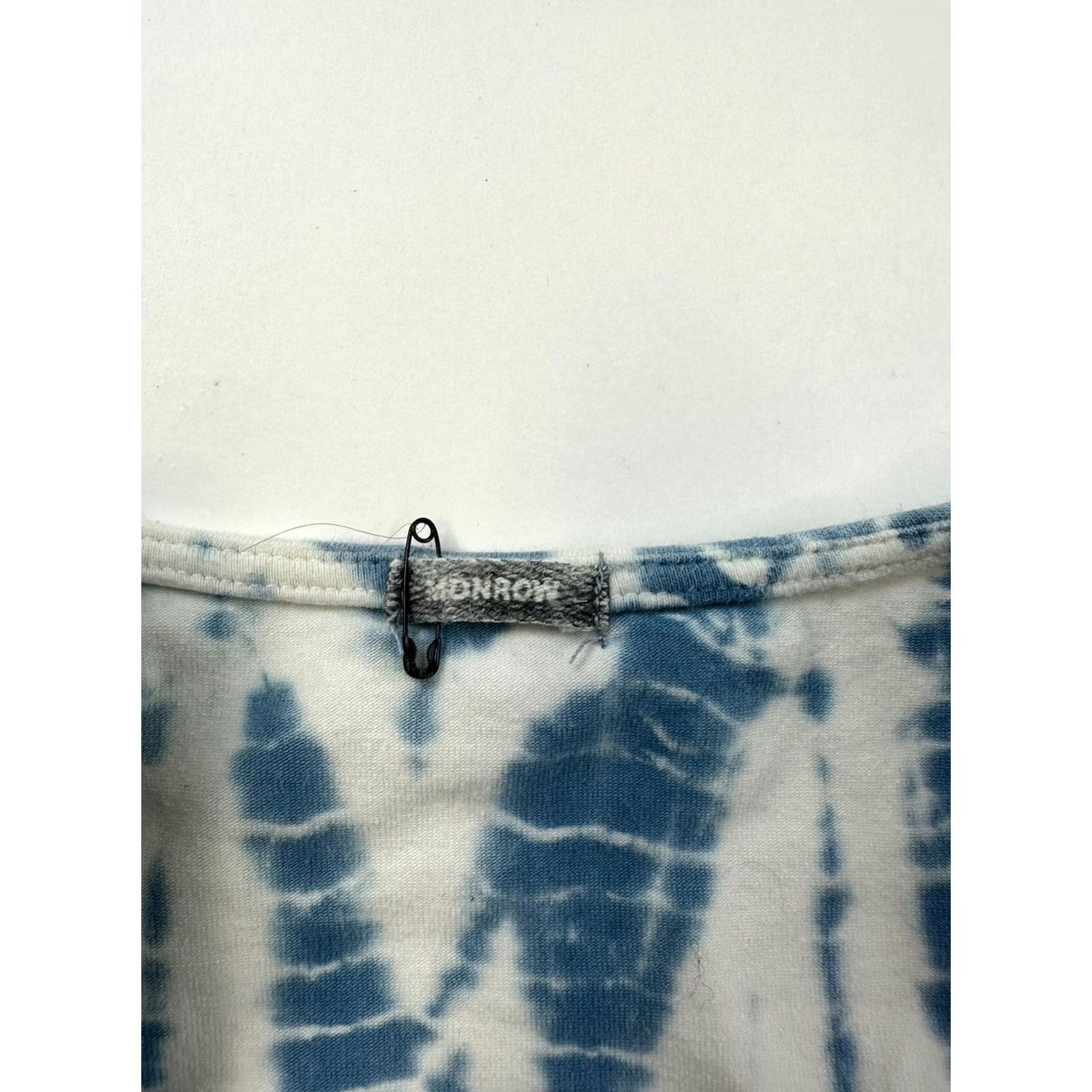 MONROW Monrow Maxi Dress Women’s Medium Blue Gray Tie Dye Bodycon Size M / US 6-8 / IT 42-44 - 3 Thumbnail