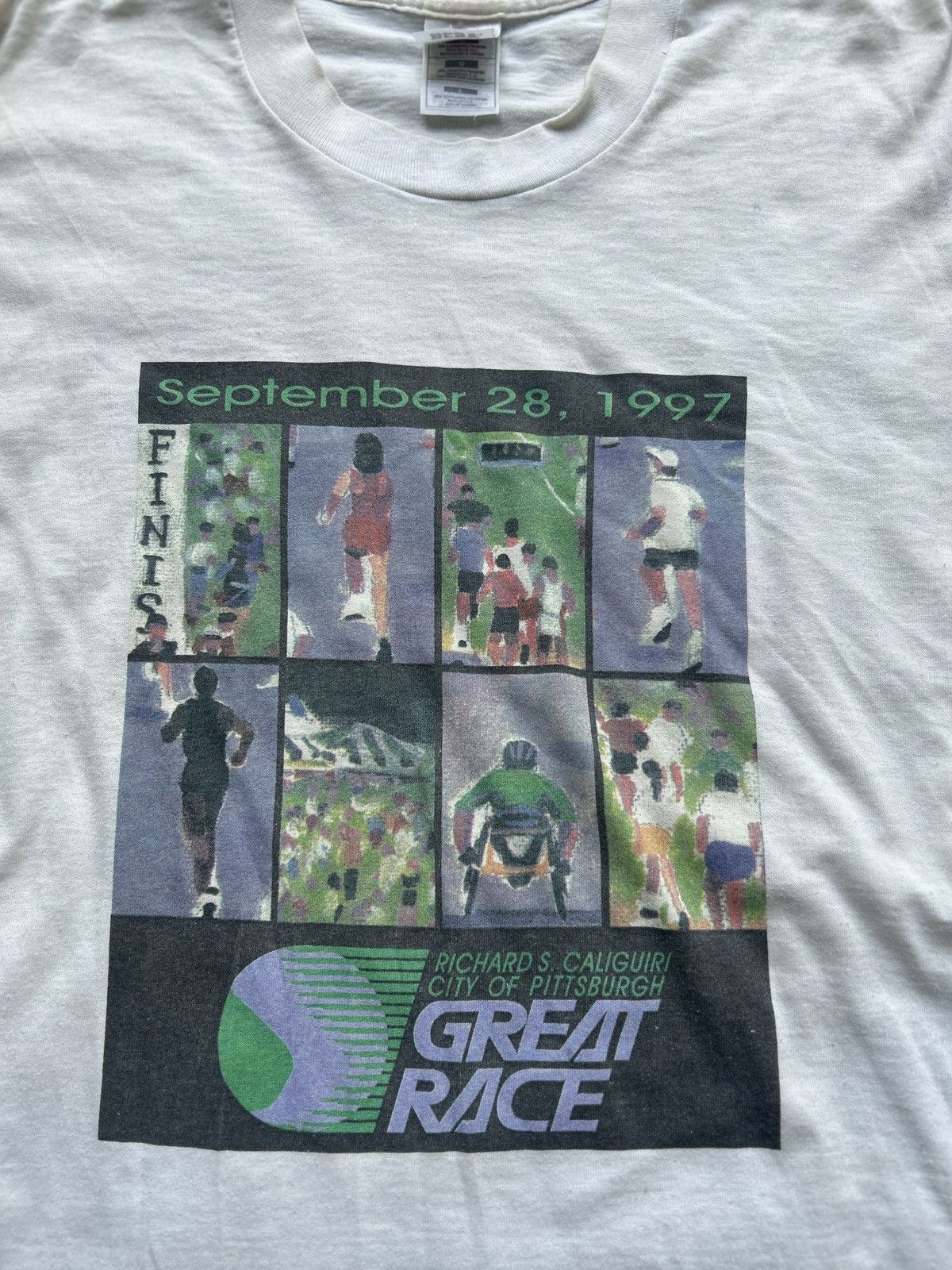 Vintage Vintage 1997 Pittsburgh Great Race Long Sleeve T-Shirt Size US L / EU 52-54 / 3 - 2 Thumbnail