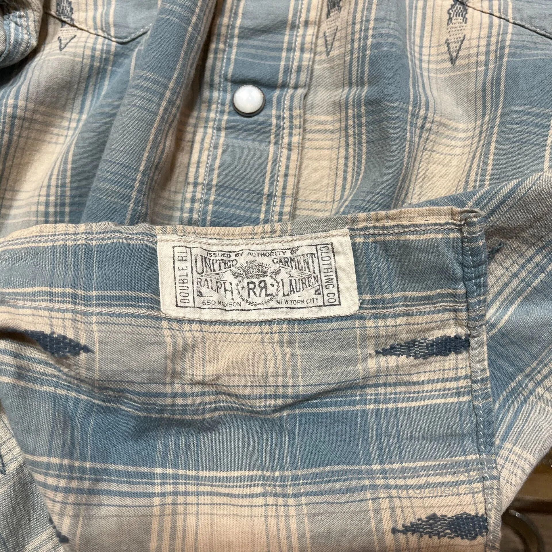 RRL Ralph Lauren RRL Vintage Embroidered Western Shirt. Size US M / EU 48-50 / 2 - 6 Thumbnail