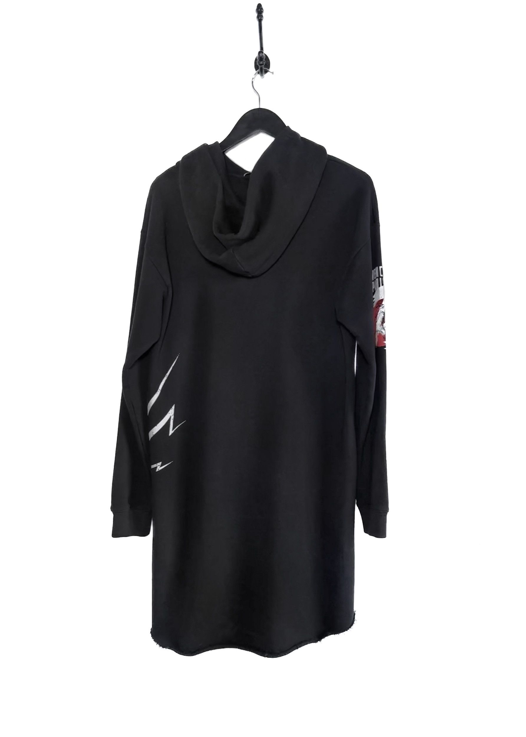 Givenchy Givenchy Black Gothic Capricorn Logo Print Hooded Dress Size XS / US 0-2 / IT 36-38 - 3 Thumbnail