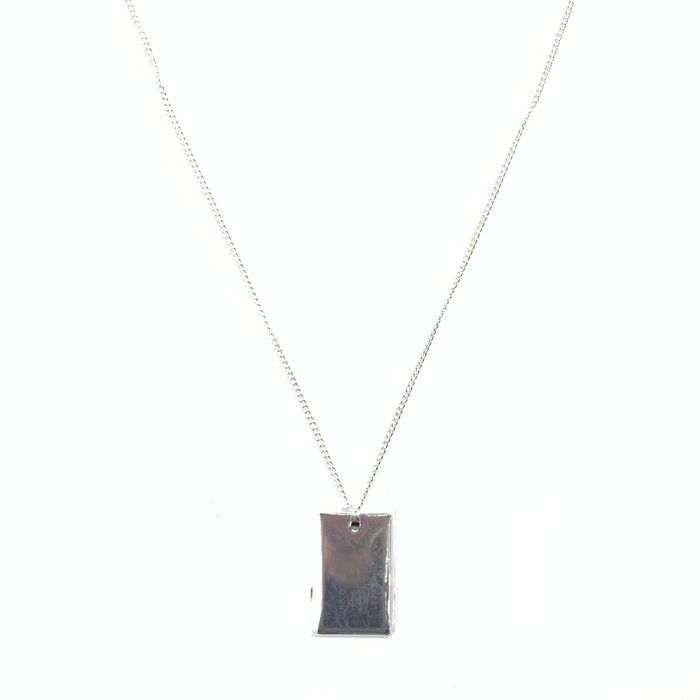 Bape Card Line Camo Necklace Dog Tag Pendant