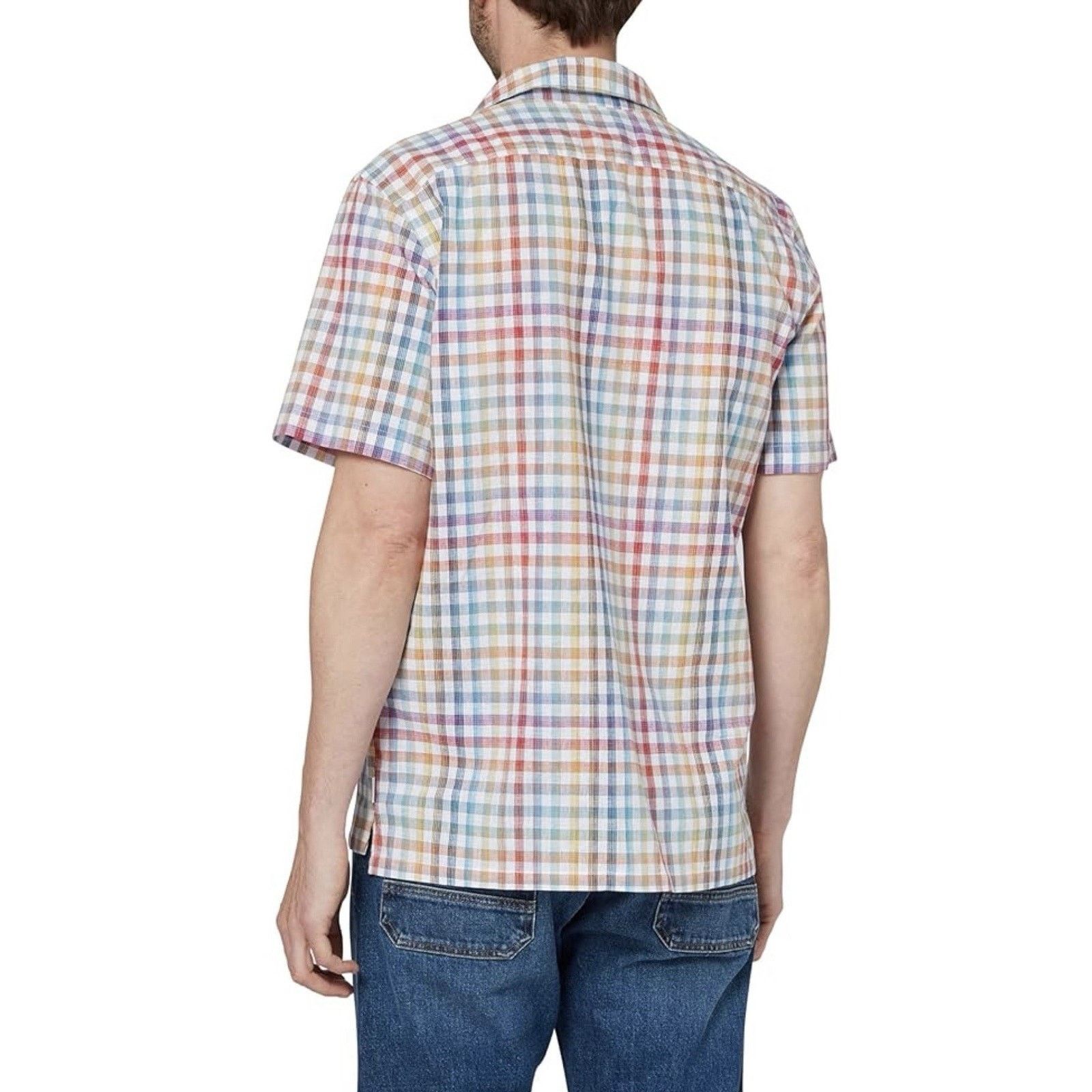 Paul Smith NWT $175 PAUL SMITH Multi Checked Short Sleeve Shirt Small Size US S / EU 44-46 / 1 - 2 Thumbnail