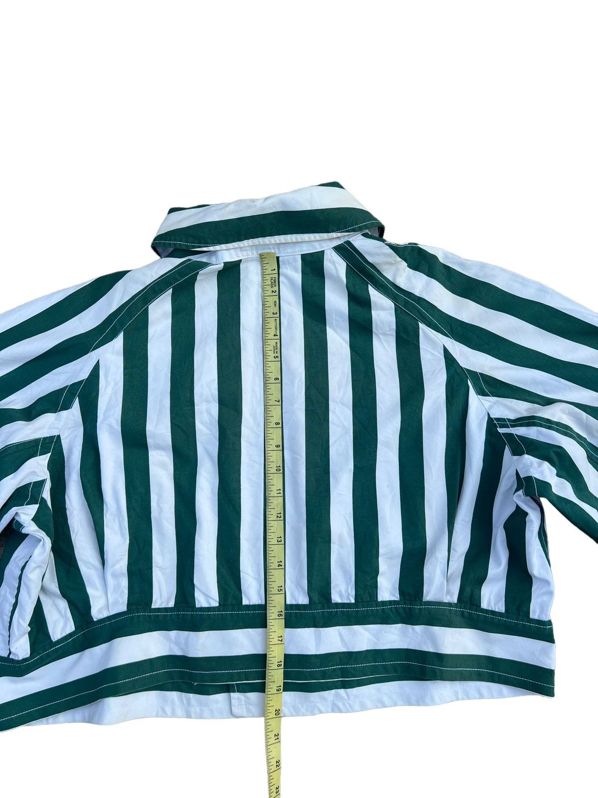 45rpm Vintage 90s 45rpm Japan Border Striped Cropped Jacket Size US XL / EU 56 / 4 - 5 Thumbnail