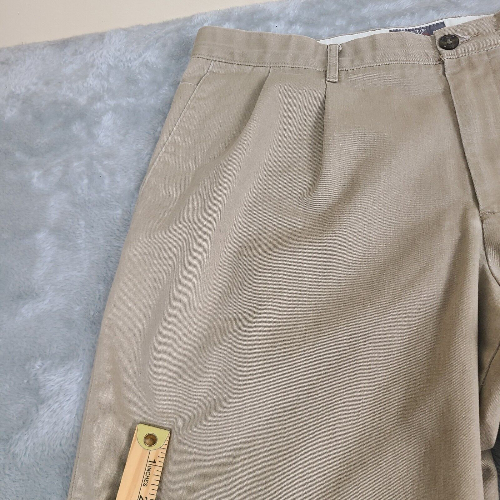 Dockers Dockers Mens Signature Khaki Classic Fit Tan Dress Pants Siz Size US 38 / EU 54 - 3 Thumbnail