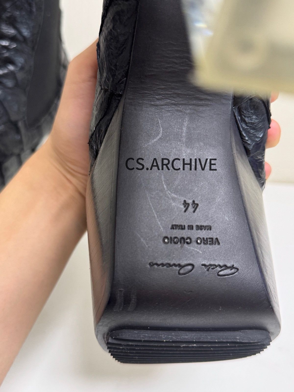 Rick Owens Rick owens Pirarucu Kiss boots Size US 11 / EU 44 - 7 Thumbnail