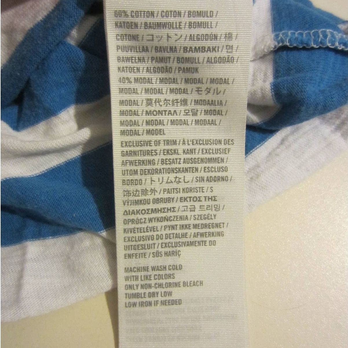 Abercrombie & Fitch Coastal Striped Nautical Tee Blue White Abercrombie & Fitch Size XS / US 0-2 / IT 36-38 - 7 Thumbnail