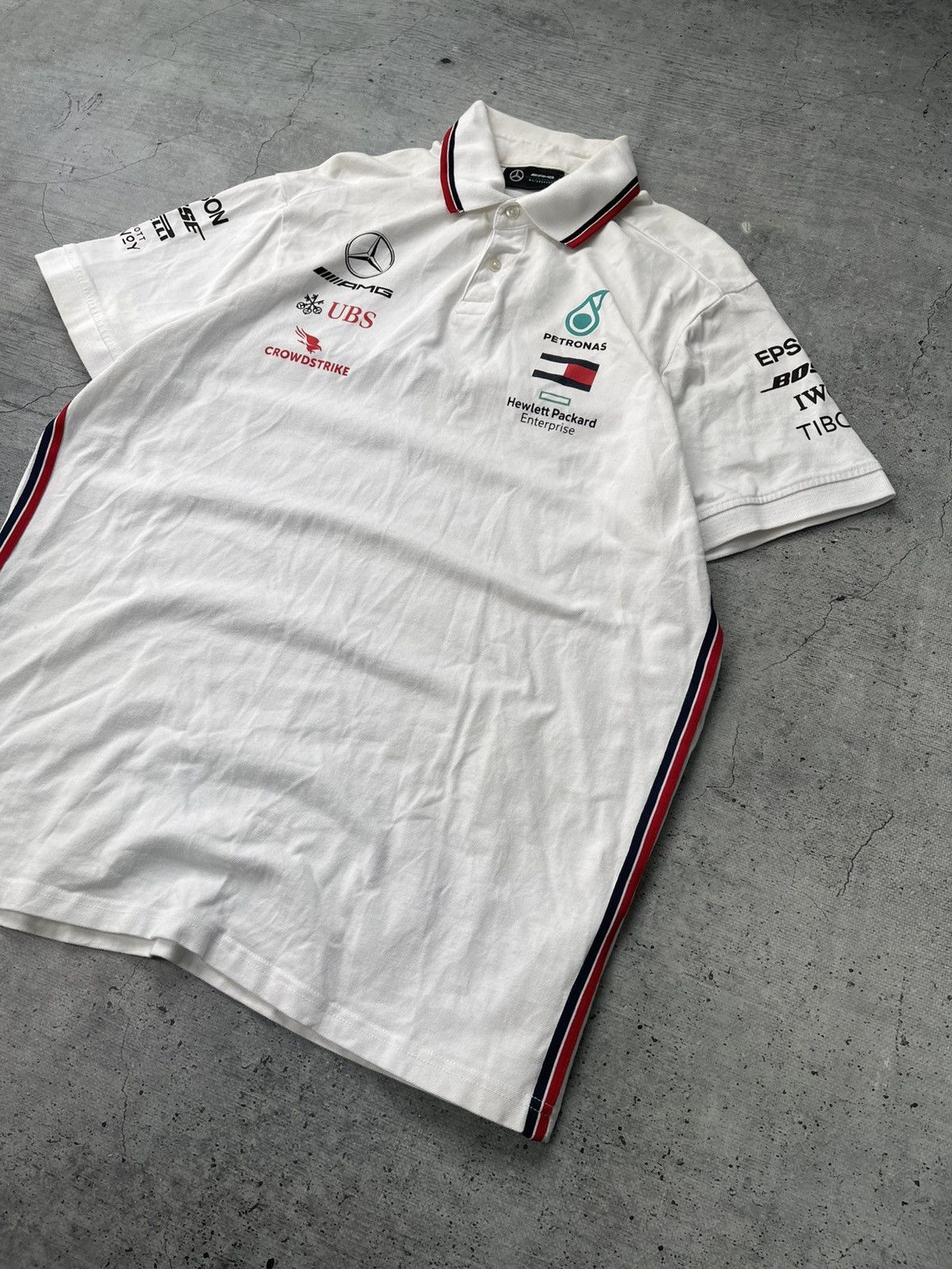 Formula 1 Mercedes Benz AMG Team Racing Petronas Polo T-shirt Size US XL / EU 56 / 4 - 5 Thumbnail