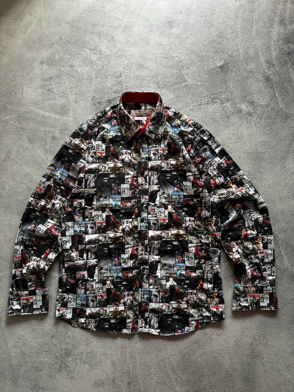 Japanese Brand McQueen Porsche Logo distressed shirt Claudio Lugli Size US M / EU 48-50 / 2 - 1 Thumbnail