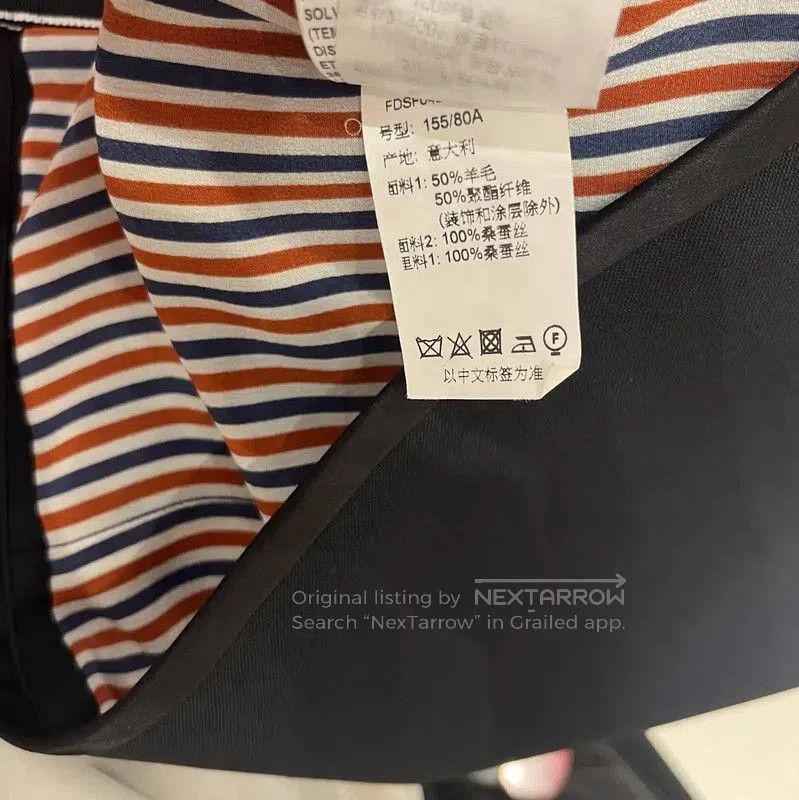 Thom Browne Thom Browne Black Wool A-Line Dress for Summer . Size S / US 4 / IT 40 - 5 Thumbnail