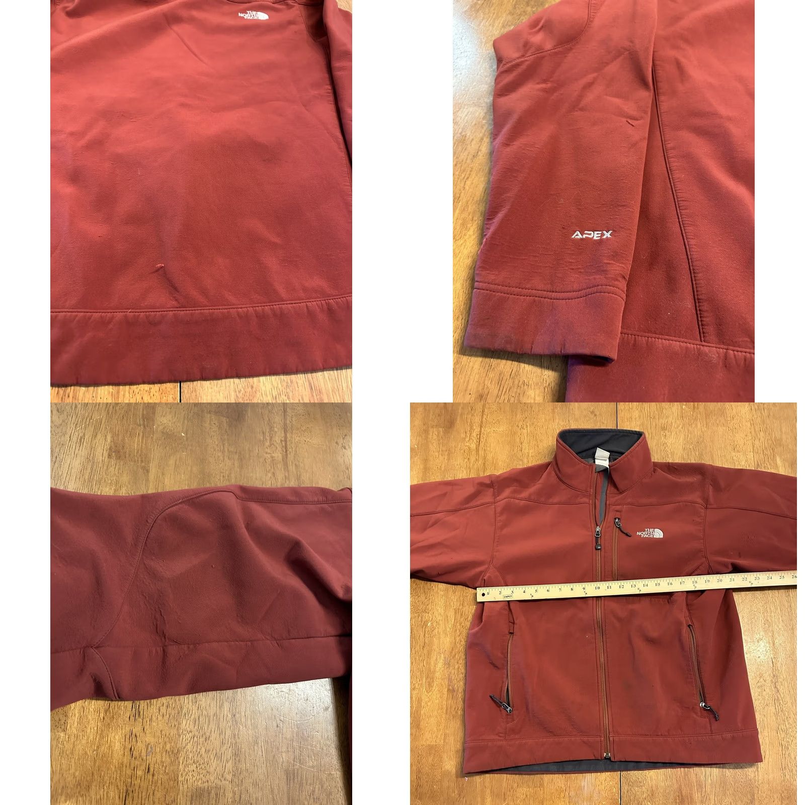 The North Face The North Face Apex Full Zip Jacket Red Large Mens Size US L / EU 52-54 / 3 - 8 Thumbnail