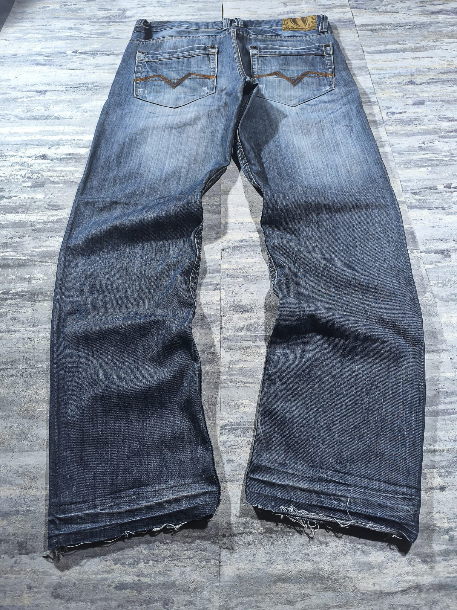 Other Fishbone Y2k Grunge Jeans Unhemmed Distressed Size US 36 / EU 52 - 3 Thumbnail