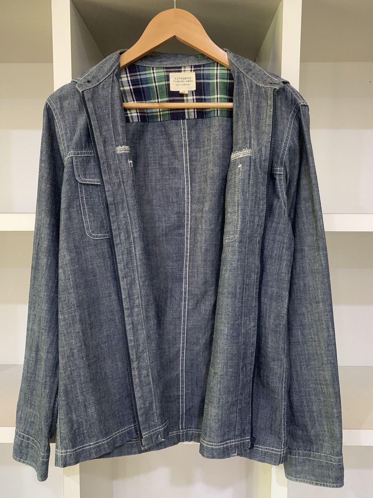 Uniqlo Uniqlo Zipper denim jacket Size US M / EU 48-50 / 2 - 11 Thumbnail