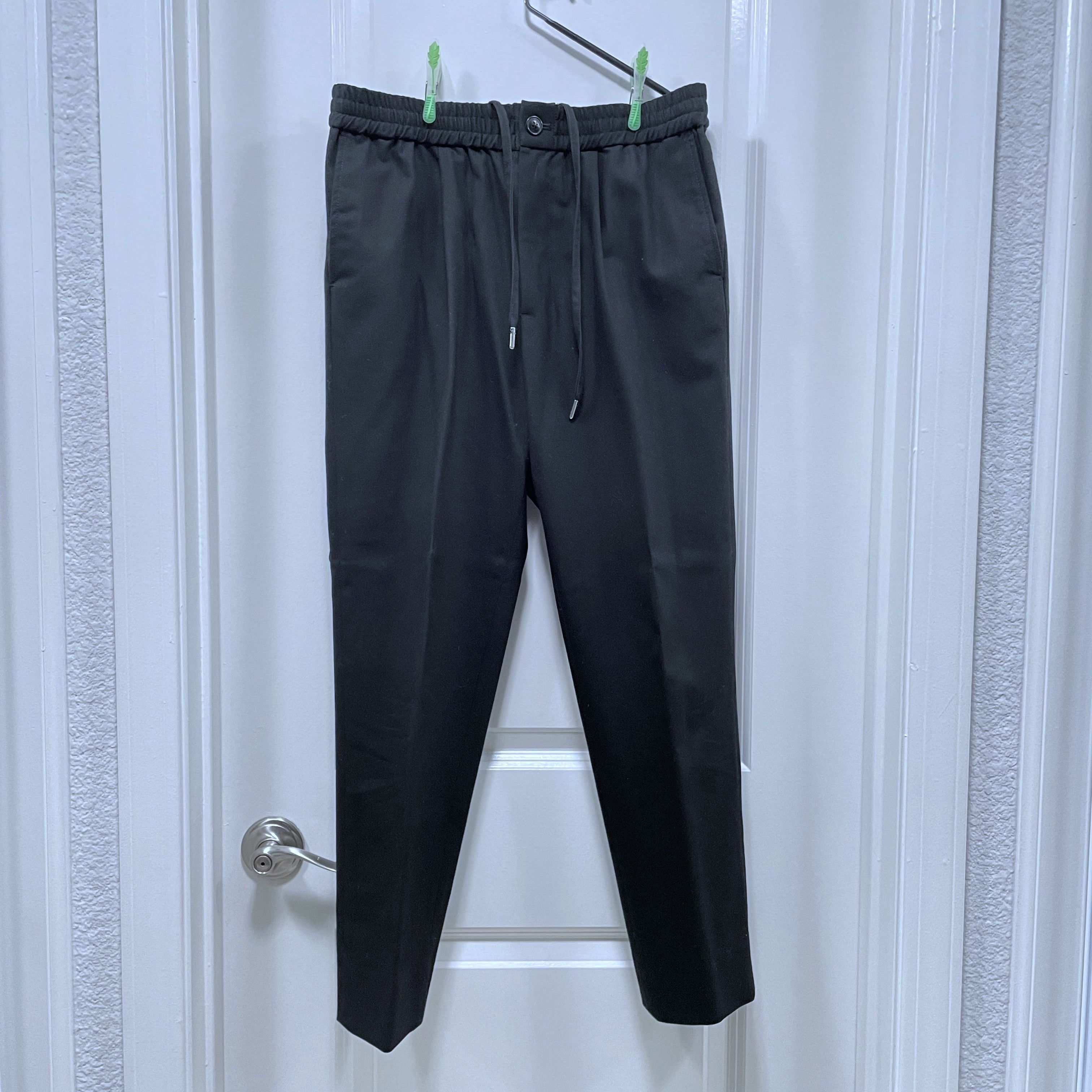 AMI Cropped Elasticated Trousers Size US 30 / EU 46 - 1 Thumbnail