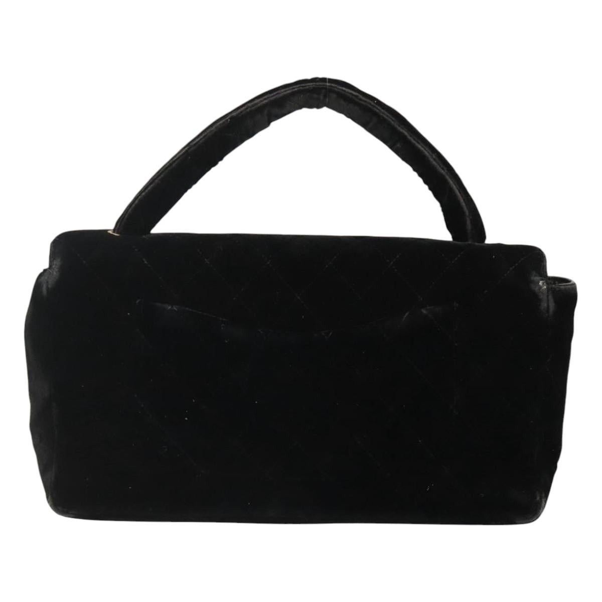 Chanel Chanel Matelasse Handbag Velour Black Gold CC Size ONE SIZE - 2 Thumbnail