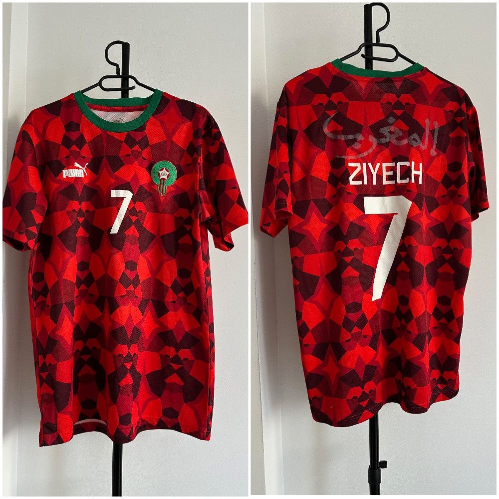 2023 Morocco Puma Home #7 Ziyech soccer football jersey