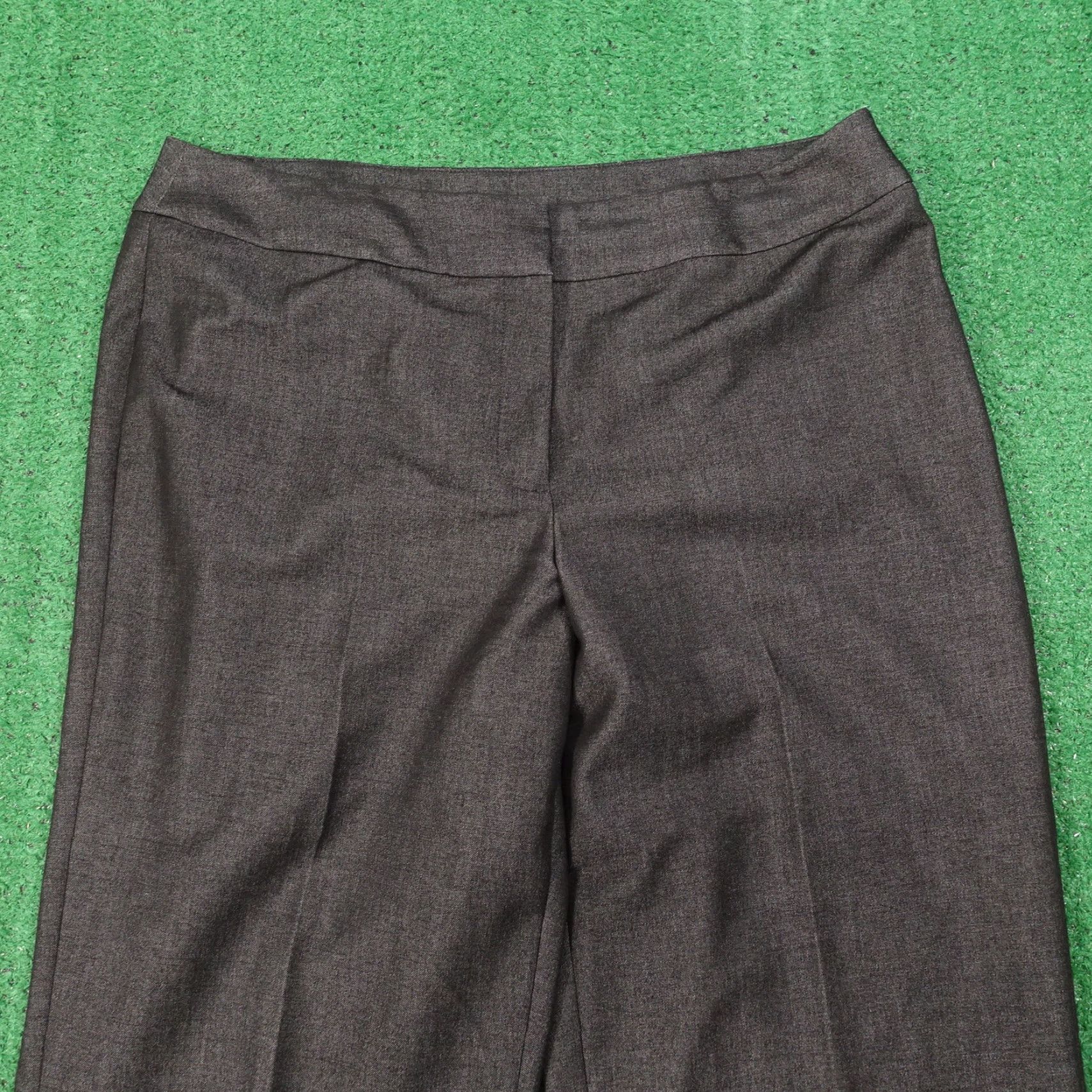 Nine West VINTAGE NINE WEST Pants Charcoal Grey Dress Pants Women Size 12 34" WAIST 31" INSEAM Gray Ladies Dress Pants Size 34" / US 12 / IT 48 - 3 Thumbnail