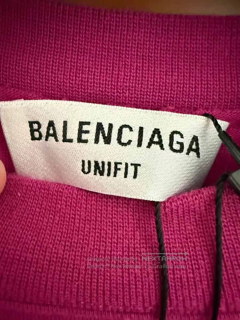 Balenciaga Balenciaga Back Logo Short Sleeve T-Shirt Purple Size US M / EU 48-50 / 2 - 3 Thumbnail