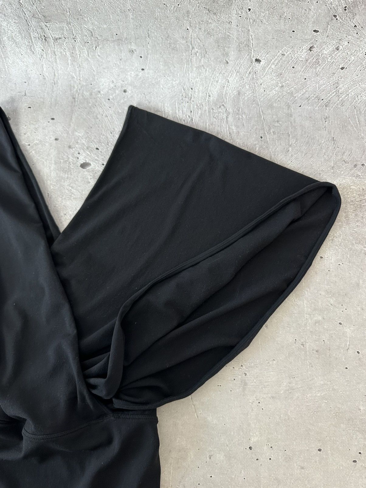 Designer × Wolford Wolford Black With Broad Shoulders Pencil Dress Size XS / US 0-2 / IT 36-38 - 7 Thumbnail