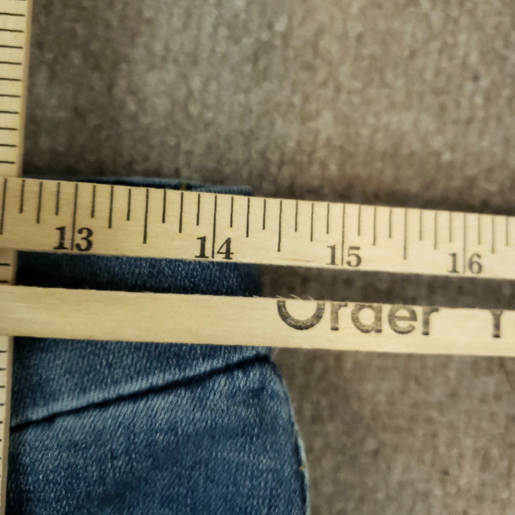 7 For All Mankind 7 for all Mankind Jeans Womens Size 32 Blue Kimmie Straight Leg Stretch Faded Size 28" / US 6 / IT 42 - 5 Thumbnail