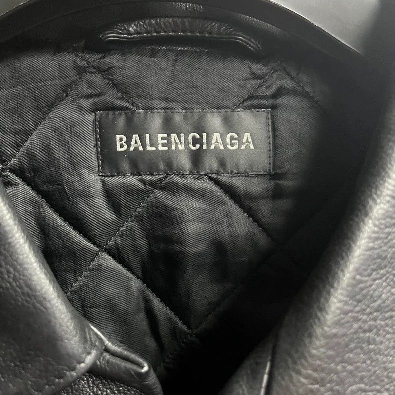Balenciaga Balenciaga latest black solid color lapel single breasted l Size US XS / EU 42 / 0 - 3 Thumbnail