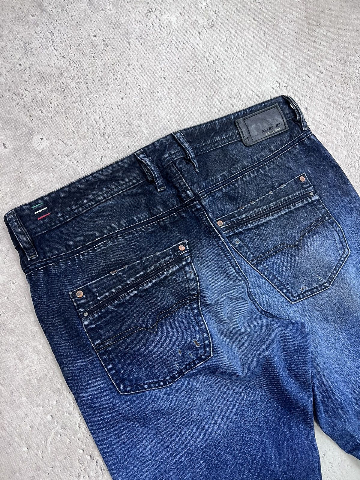 Diesel × Vintage Y2K Vintage Diesel Jeans Denim Washed CARGO Pants Size US 34 / EU 50 - 12 Thumbnail