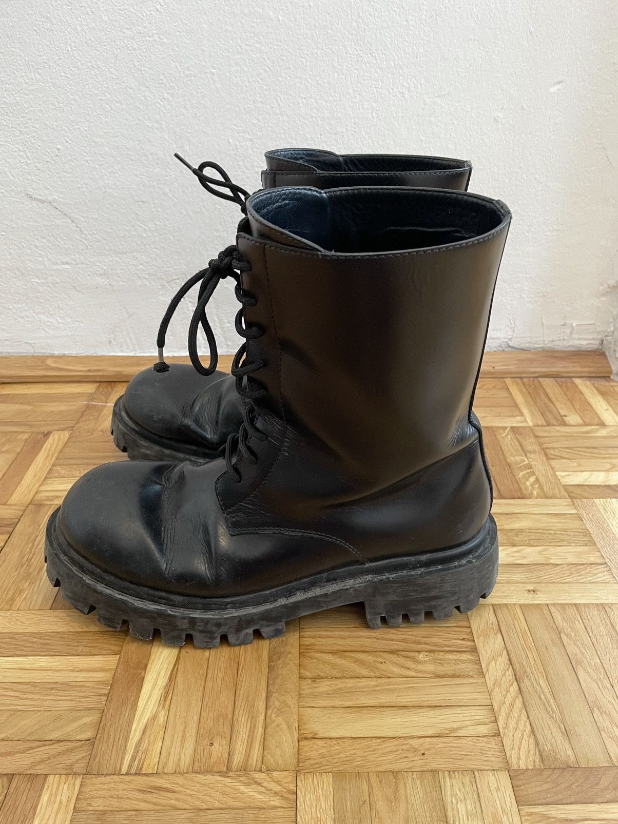 Balenciaga Balenciaga Sergeant Pull On Boots (41) Size US 10 / EU 43 - 4 Thumbnail