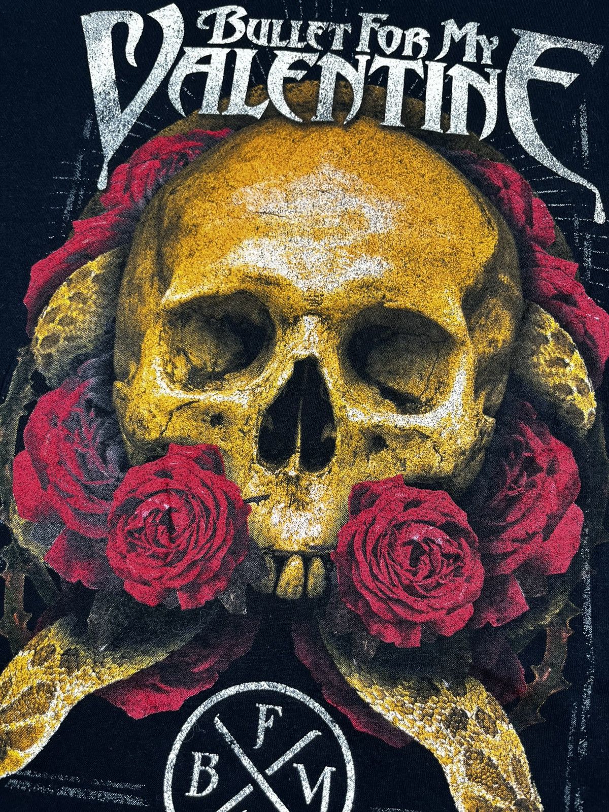 Band Tees Gildan Bullet for My Valentine Skull Vintage Rock Rocker Size US L / EU 52-54 / 3 - 6 Thumbnail