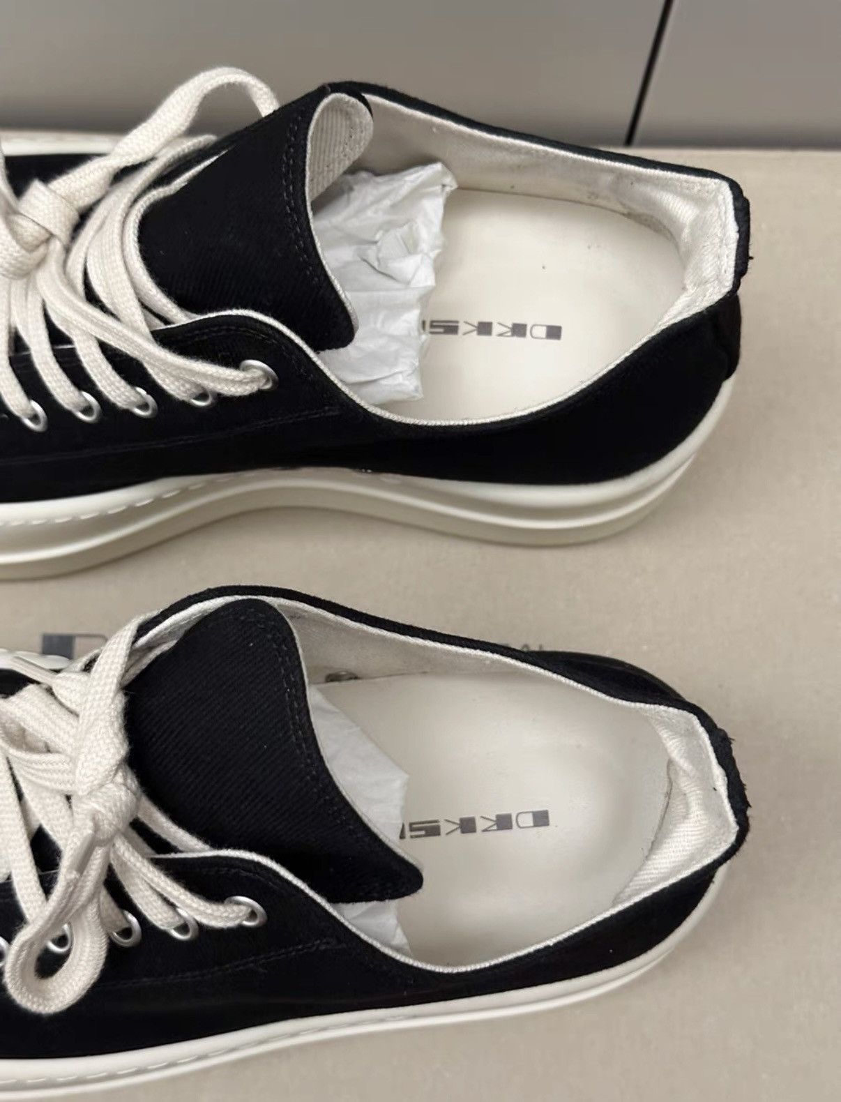 Rick Owens Drkshdw Rick Owens DRKSHDW Platform Low Top Size US 9.5 / EU 42-43 - 6 Thumbnail
