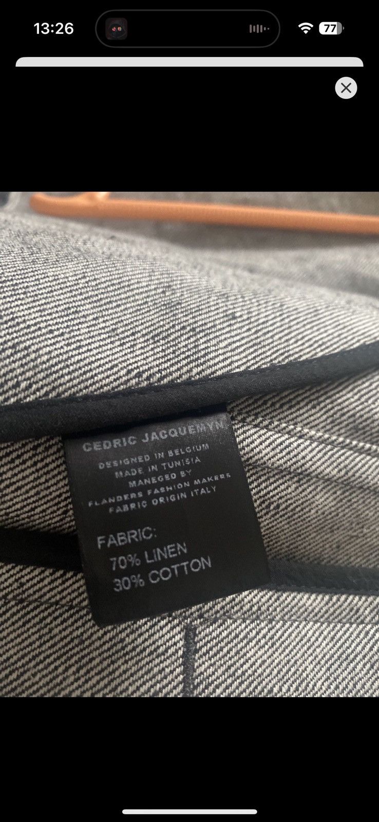 Cedric Jacquemyn Denim jacket Size US S / EU 44-46 / 1 - 6 Thumbnail